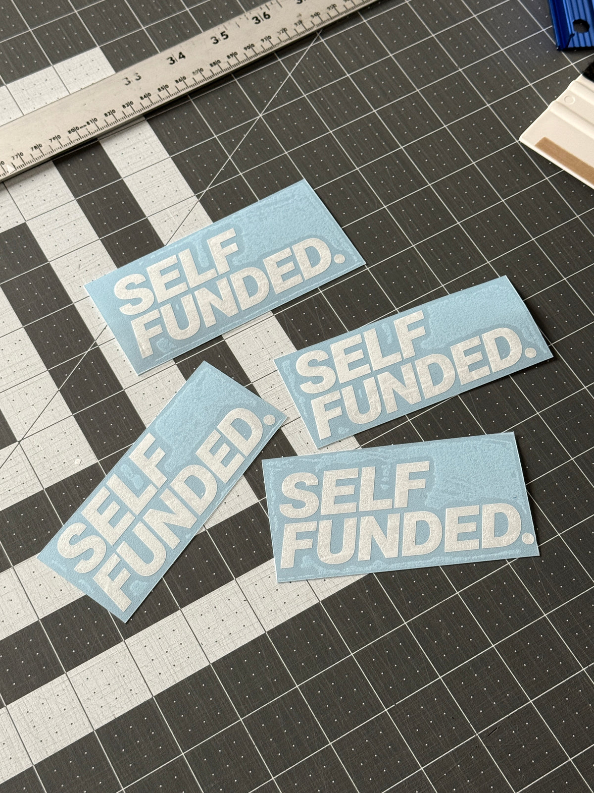 Self Funded decal design preview by Streetfuel
