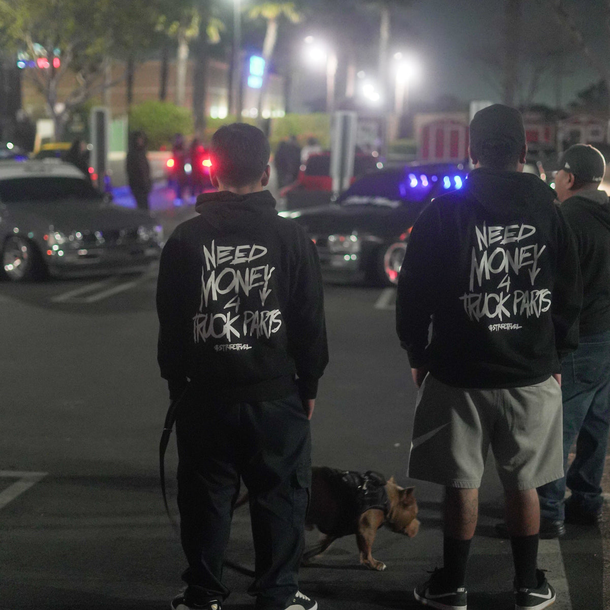 Need Money For Truck Parts black hoodie worn - Streetfuel