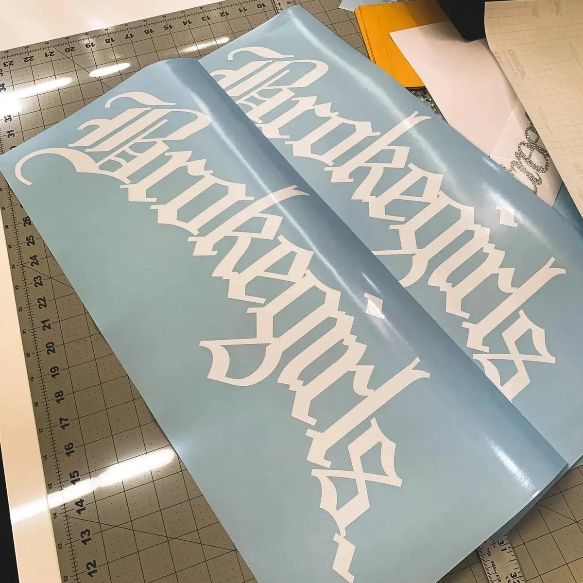 Brokegirls V3 vinyl windshield banner, view 3 - Streetfuel