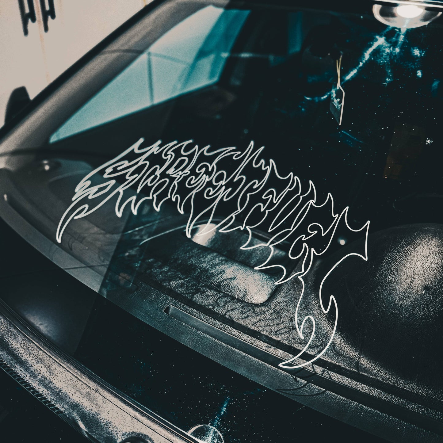 NIGHT DRIVERS GRUNGE BANNER