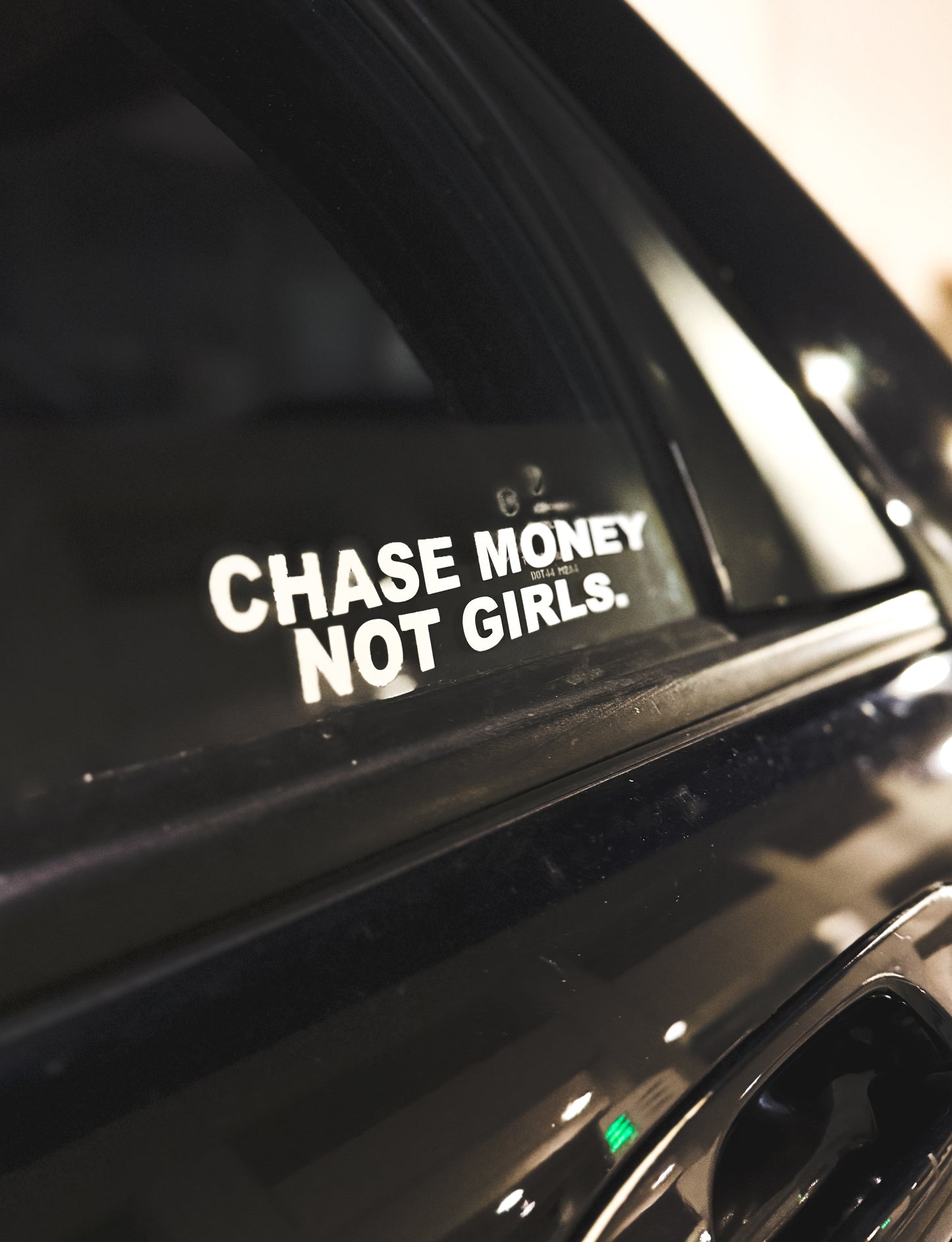 CHASE MONEY NOT GIRLS DECALS