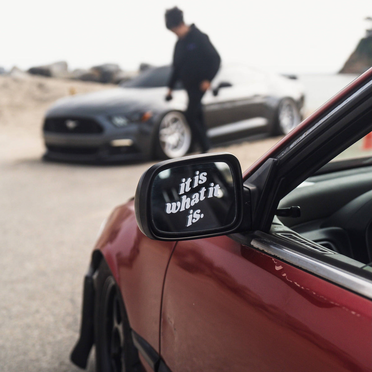 It Is What It Is vinyl car decal, view 2 - Streetfuel