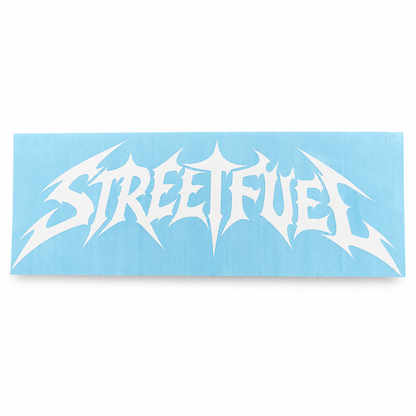 Streetfuel Savior die-cut vinyl decal - gloss white by Streetfuel