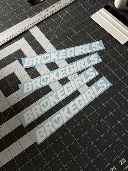 Brokegirls Heartbreak Decal