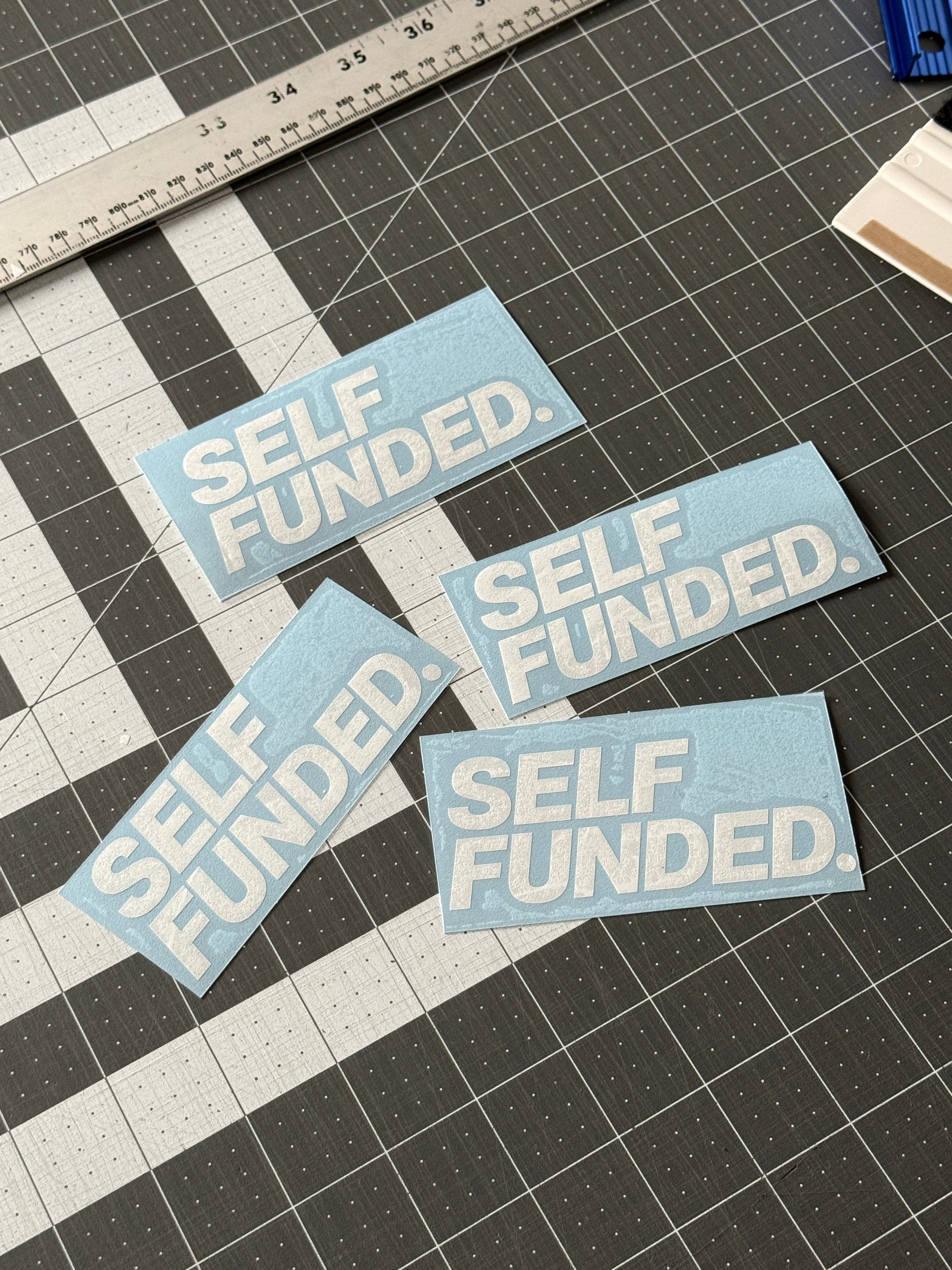Self Funded decal design preview by Streetfuel