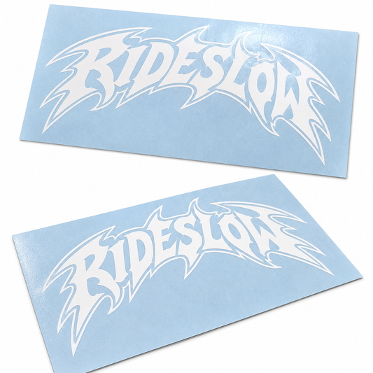 Ride Slow Scythe Decal - Die-Cut Vinyl Car Sticker