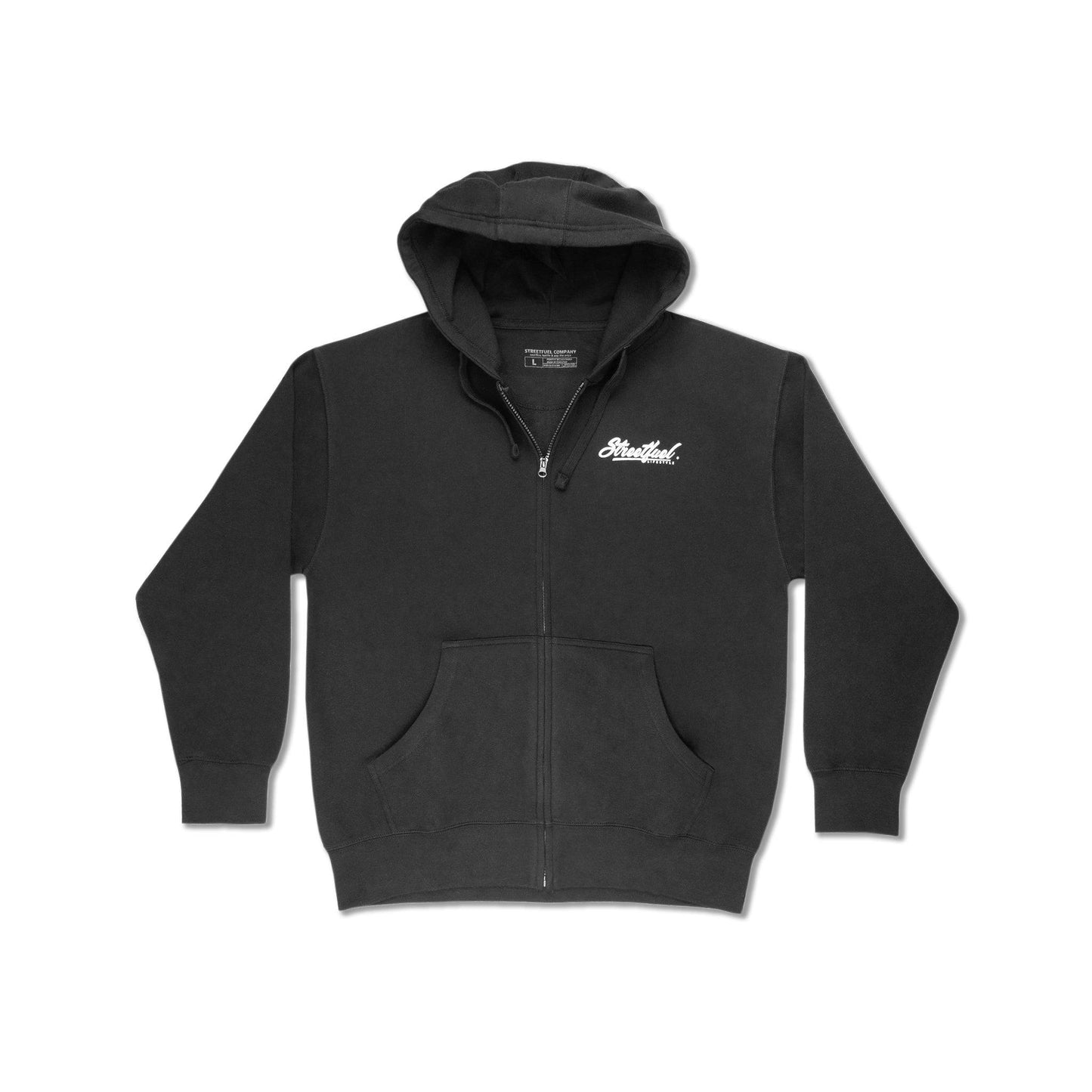 ZIP UP LESS FRIENDS MORE MONEY HOODIE