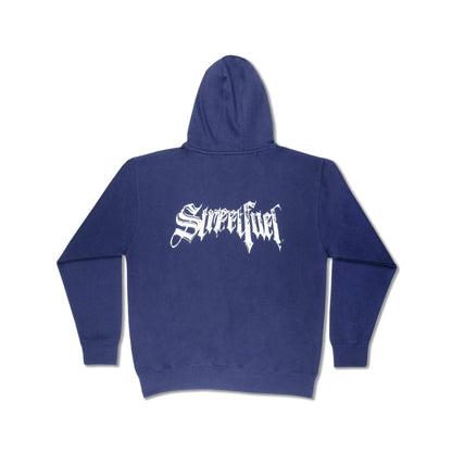 STREETFUEL GRUNGE NAVY HOODIE