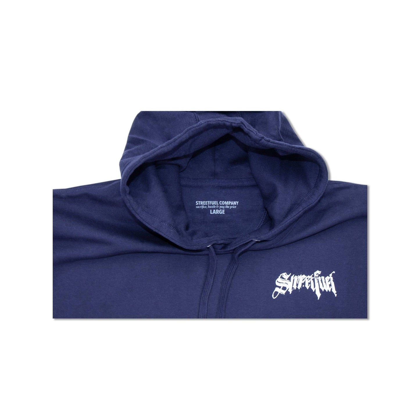 STREETFUEL GRUNGE NAVY HOODIE