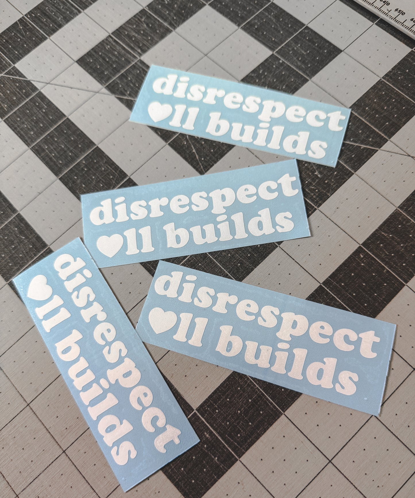 DISRESPECT ALL BUILDS DECALS
