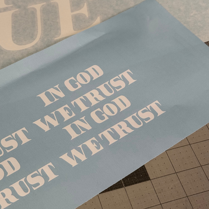 IN GOD WE TRUST DECAL