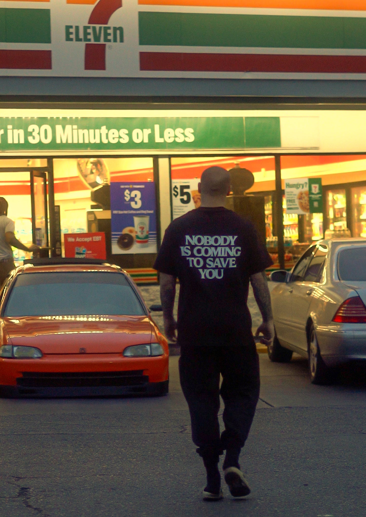 NOBODY IS COMING TO SAVE YOU T-SHIRT