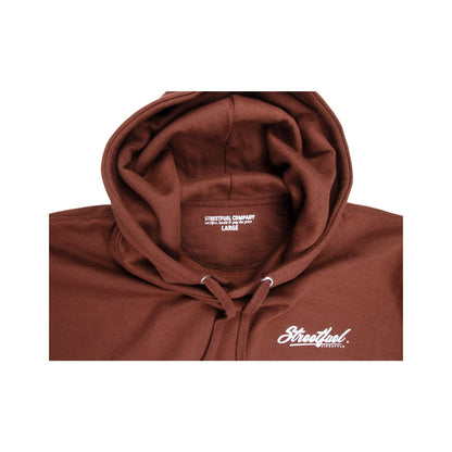 LESS FRIENDS MORE MONEY CHOCOLATE HOODIE