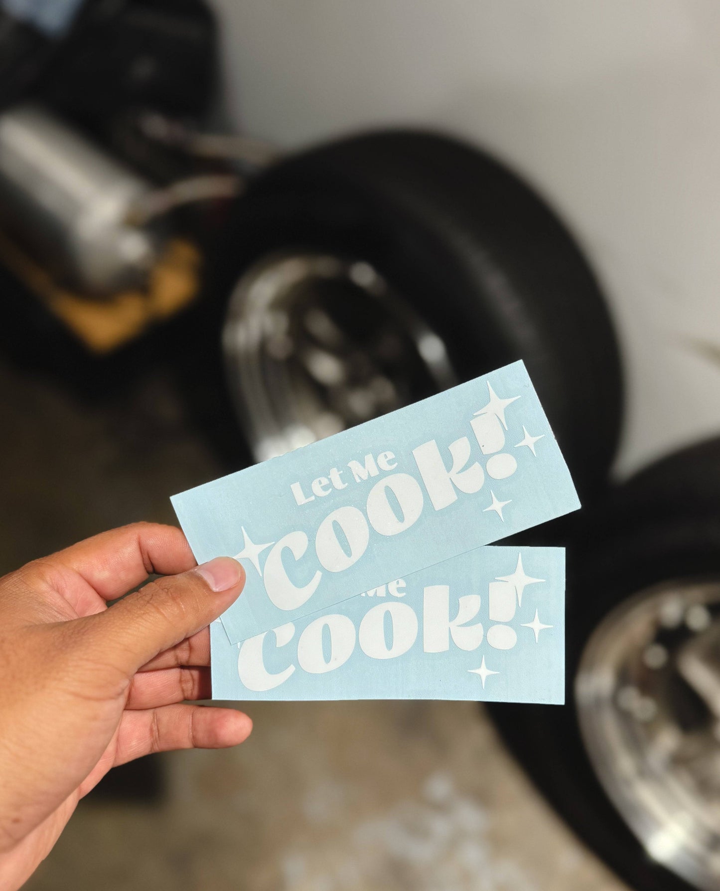 LET ME COOK DECALS